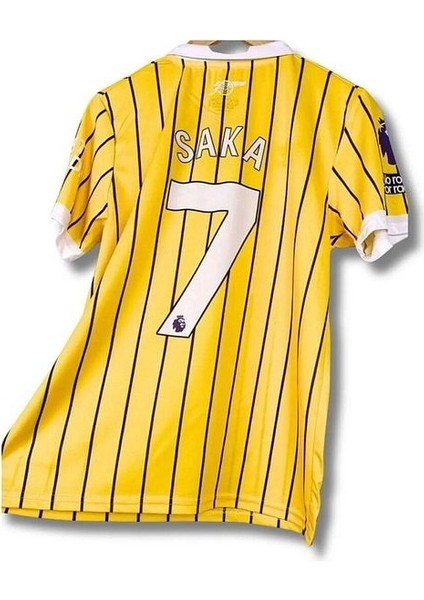 A.r.s.e.n.a.l 2024/25 Sezonu #7 Bukayo Saka Özel Konsept Forması (Yellow)
