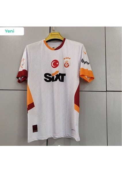 Galatâsarây.45/v̲i̲c̲t̲o̲r̲.̲o̲s̲i̲m̲h̲e̲n̲ ./ 2024/25 Deplasman Beyaz Forma 5-Yıldız Maske Hediyeli
