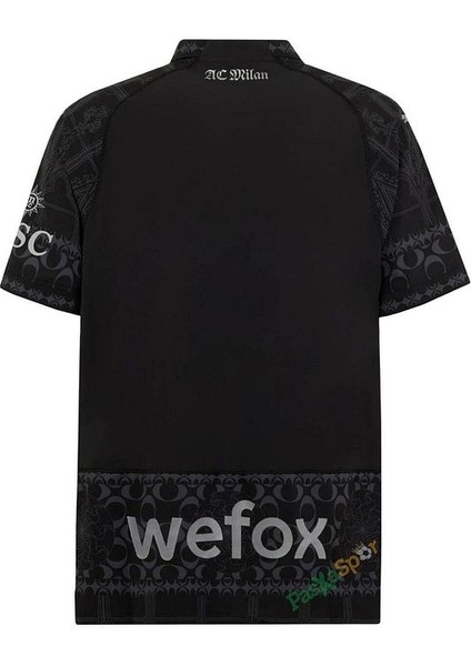 Yeni Sezon Ac Milan 2024 Fourth x Pleasures Siyah Player Versiyon Forması fiyatları