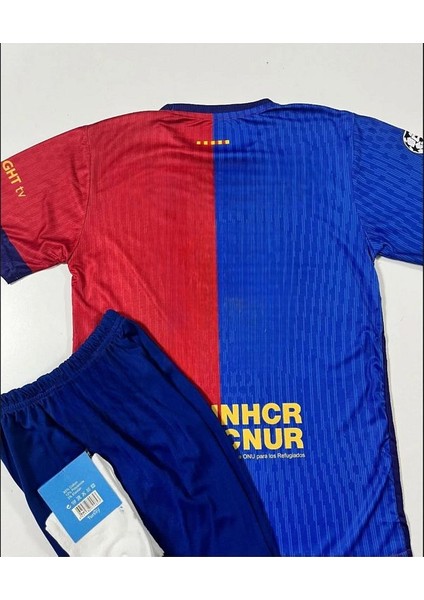 Fc/ Barcelona #isimsiz 2024/25 Iç Saha Çocuk Forması 4 Lü Set