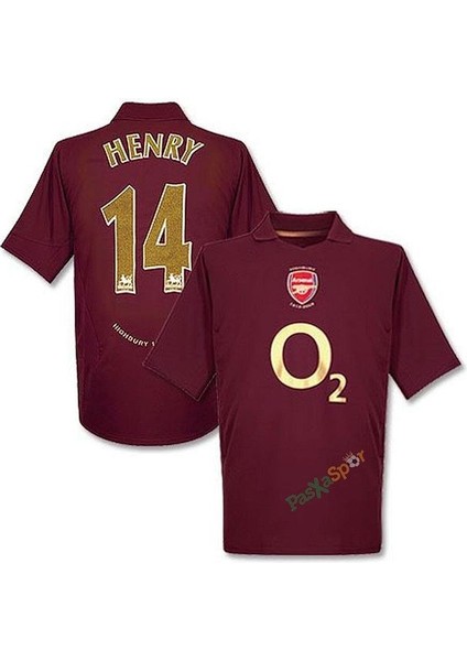 Nostalji Arsenal 2006 Henry Deplasman Retro Maç Forması