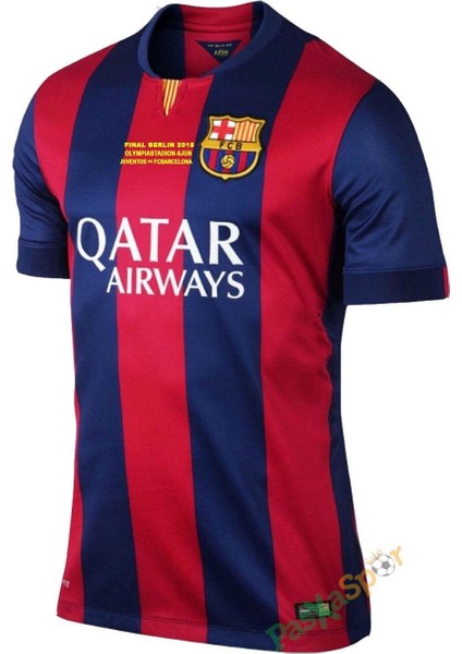 Barcelona 2014-2015 Sezonu Şampiyonlar Ligi Finali Messi Retro Maç Forması