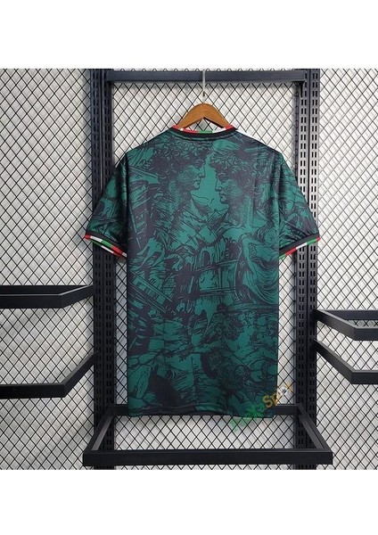 2023 Italya Yeşil Michelangelo Temalı Özel Üretim Maç Forması fırsatları