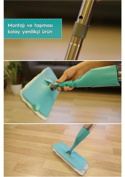 Beyaz Sprey Mop Temizlik Seti, Kolay ve Hızlı Temizlik Için Mükemmel Çözüm fırsatları