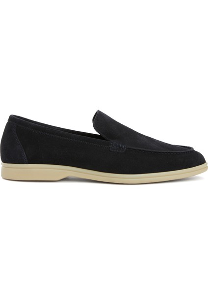 Lacivert Erkek Deri Loafer