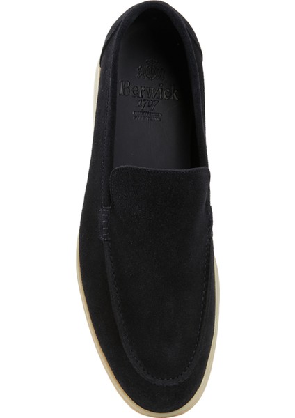 Lacivert Erkek Deri Loafer fırsatları