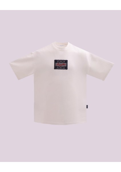 Erkek Kısa Kol Tulle Elegance Oversize Ekru fiyatları