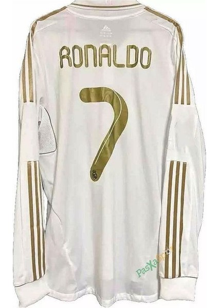 Real Madrid 2011-2012 Iç Saha Ronaldo Uzun Kolu Retro Forması