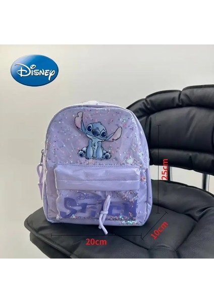 Disney Stitch Mickey Mouse Cartoon Moda Sırt Çantası Kadınlar Minnie Canvas Okul Çantası Moda Büyük Kapasite Sırt Çantası Renk: D3 25X20X10CM (Yurt Dışından)