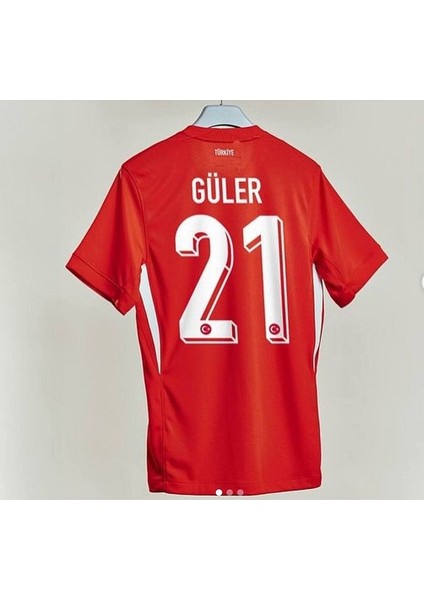 Türkiye Euro 2024 Futbol Şampiyonası Arda Güler 21 Numara Deplasman Forması