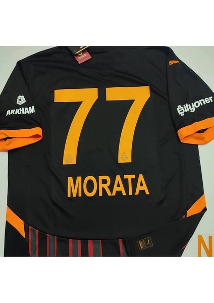 2024/2025 Gs/g Lat Sar Y.y Yeni Sezon Morata Yazılı Siyah Forma