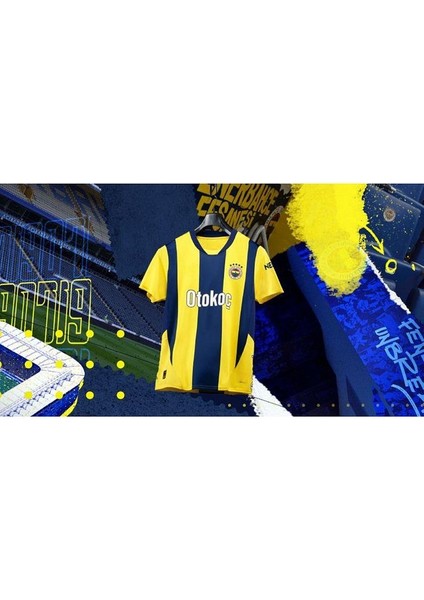 E E Çe Yeni Sezon 2024-25 Isimsiz Iç Saha Çubuklu Çocuk Forması 3 Lü Set