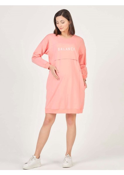 Hamile Hoodie Elbise Somon fiyatları