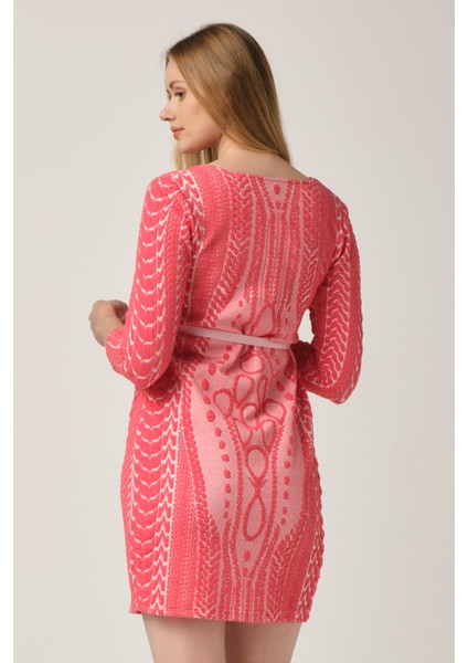 Hamile Desenli Mini Elbise Pembe fiyatları