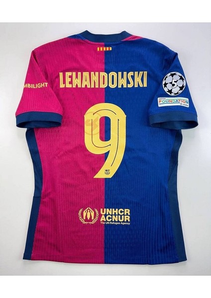 Barcelona 2024-25 Yeni Sezon #9 Lewandowski Yetişkin Iç Saha Forması Parçalı modelleri