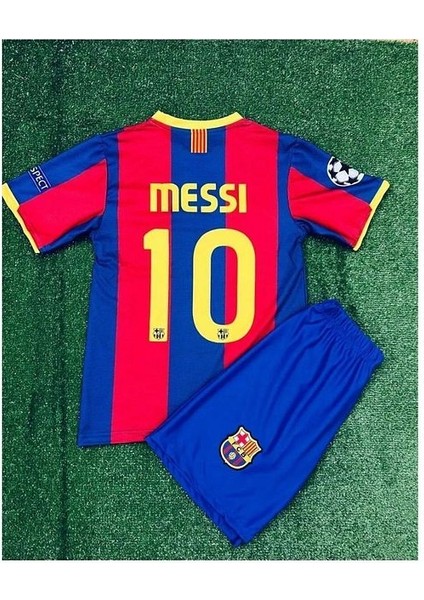 #barcelona. 2011 Retro #10 Messi Çocuk Forması 3lü Set fırsatları