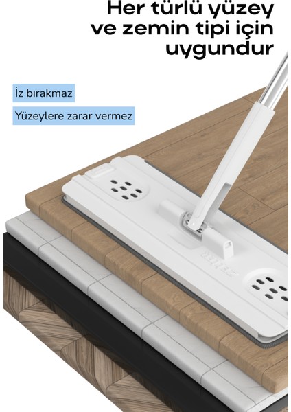 Tablet Mop Yedek Bez Mikrofiber Mop Bezi - Medium V2 1 Adet