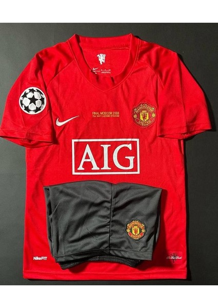 Manchester United Cristiano Ronaldo 7 Moscow Finali Kırmızı Çocuk Forması fiyatları