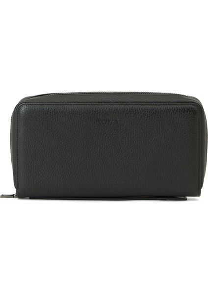 Siyah Erkek Deri Clutch