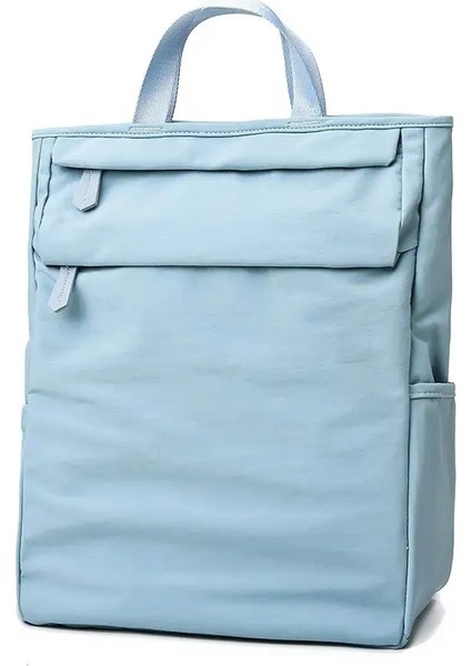 Anne Çantası Çok Fonksiyonlu Çok Fonksiyonlu Su Geçirmez Büyük Kapasiteli Anne Bebek Bebek Bebek Çantası Hafif Kadınlar Sırt Çantası Renk: Mavi (Yurt Dışından)