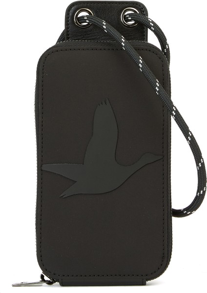 Siyah Logo Detaylı Çapraz Çanta
