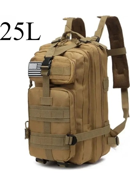 25L/50L Taktik Sırt Çantası Molle Çanta Açık Çantalar Yürüyüş Için Sırt Çantası Trekking Avcılığı Avcılık Balıkçılık Spor Çantaları Sırt Çantaları Renk: KHAKI-25L (Yurt Dışından)