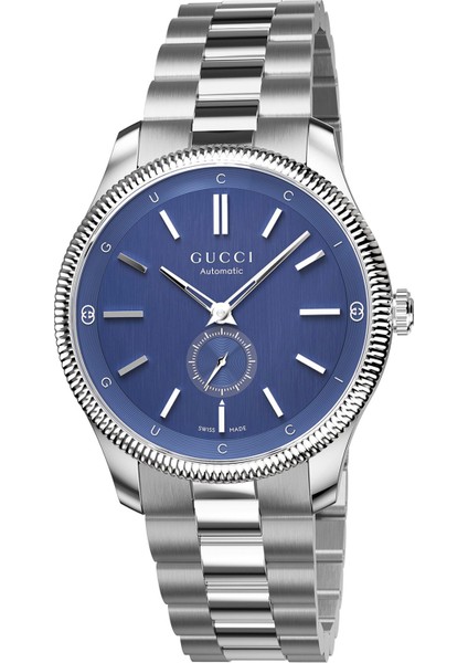 G-Timeless Slim 40 mm Silver Mavi Erkek Kol Saati