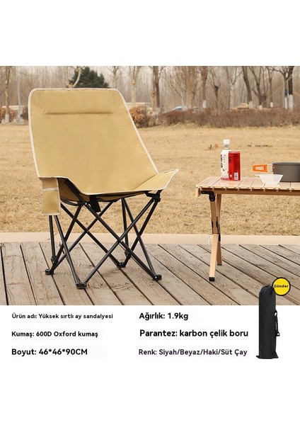 Açık Katlanır Sandalye Kamp Öğle Molası Plaj Sandalye Balıkçılık Sandalye (Yurt Dışından)