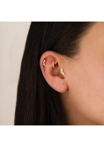 14 Ayar Altın Markis Göz Tragus Piercing