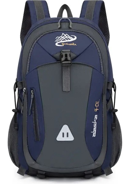 Klasik Erkek Sırt Çantası Naylon Su Geçirmez Erkekler Rahat Açık Seyahat Sırt Çantası Yürüyüş Kampı Dağcılık Sırt Çantası Spor Çantası Kadın Renk: Mavi (Yurt Dışından)