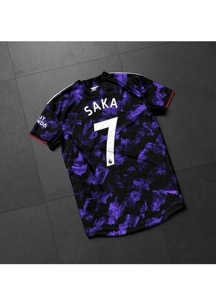 Arsenal 2023/24 Yeni Sezon #7 Bukayo Saka Özel Konsept Forması modelleri