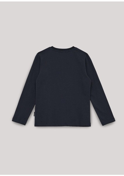 Antrasit Baskılı Uzun Kollu Erkek Çocuk T-Shirt fiyatları