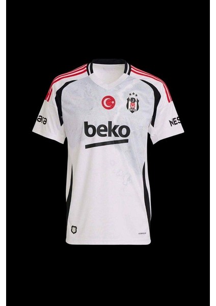 Kara Kartal 2024-25 Semih. Kılıçsoy 9 Alternatif Beyaz Halı Saha Yetişkin Futbol Forması modelleri