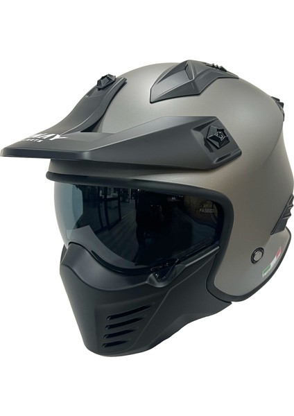 Sw 726X Tokyo Dark Titanium Moduler Kask