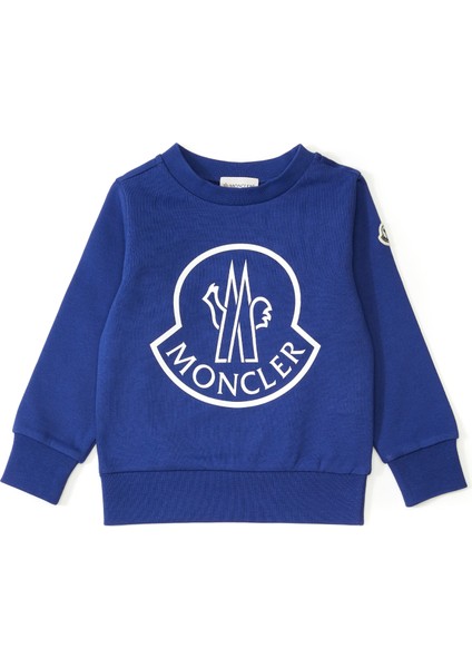 Mavi Logolu Erkek Çocuk Sweatshirt
