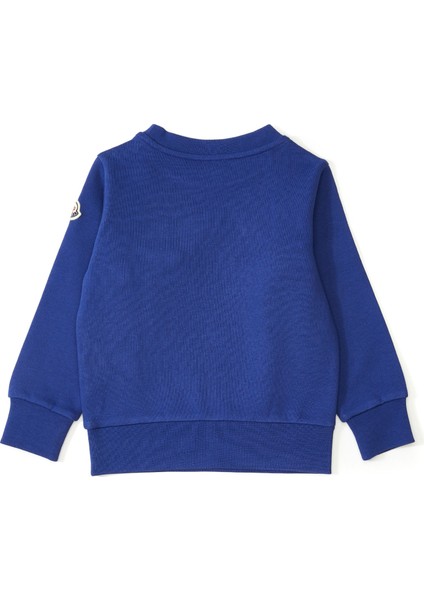Mavi Logolu Erkek Çocuk Sweatshirt