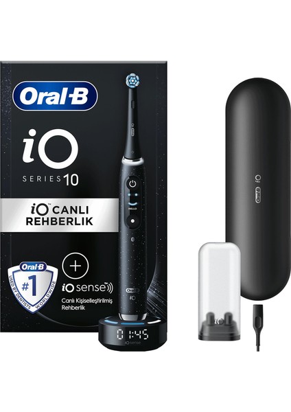 Io 10 Şarjlı Diş Fırçası - Kozmik Siyah