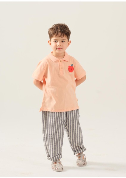 Müslin Unisex Çocuk Lacivert Pantolon