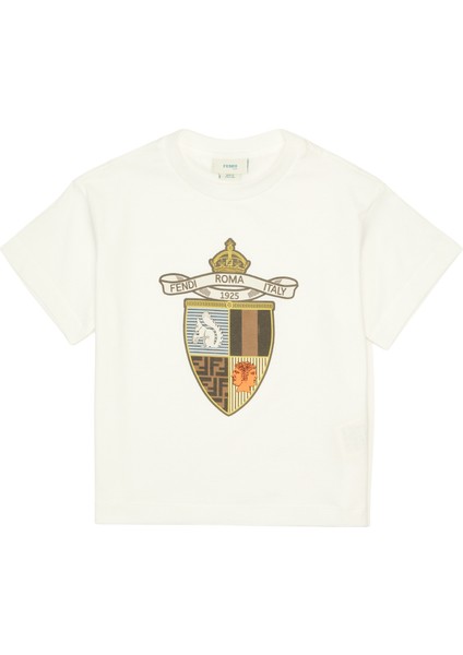 Beyaz Erkek Çocuk T-Shirt