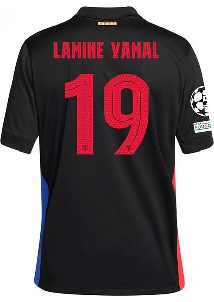 Lamine Yamal 19 Yeni Sezonu 2024/25 B.a.r.c.e.l.o.n.a Deplasman Siyah Forması fiyatları
