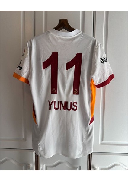 'g L Tasar Y'Y'2024/25'YUNUS Akgün' 11 Deplasman Beyaz Çocuk Forması