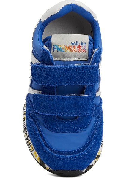 Sky V Mavi Unisex Çocuk Deri Sneaker