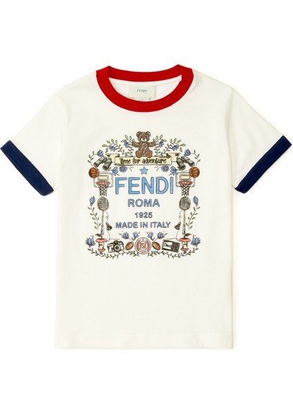 Beyaz Erkek Çocuk T-Shirt