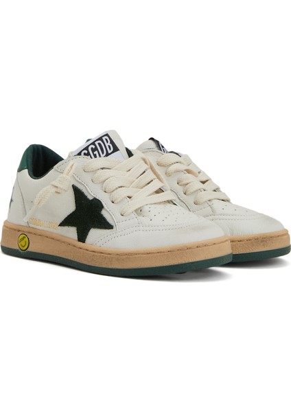 Ball Star Beyaz Logolu Unisex Çocuk Deri Sneaker fiyatları