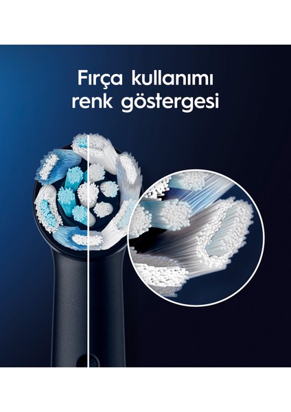 Io Ultimate Clean Siyah Diş Fırçası ve 6 Adet Yedek Başlığı