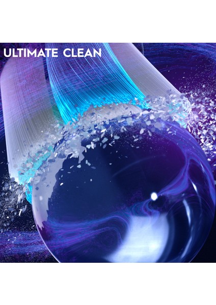 Io Ultimate Clean Siyah Diş Fırçası ve 6 Adet Yedek Başlığı