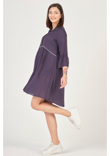 Hamile Ispanyol Kol Elbise Bordo fırsatları