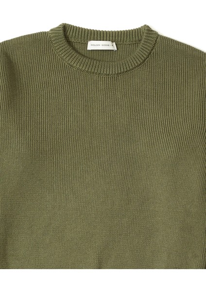 Yeşil Logo Baskılı Unisex Çocuk Kazak modelleri