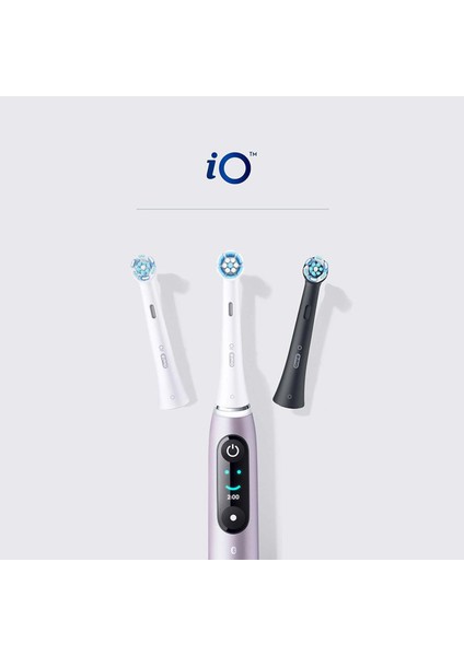 Io Ultimate Clean 4 Adet Yedek Başlığı ve Siyah Diş Fırçası