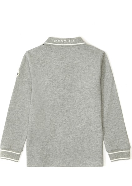 Gri Polo Yaka Erkek Çocuk Sweatshirt fiyatları